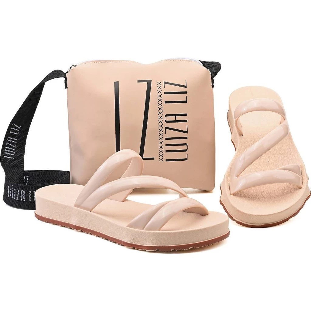 SANDALIA FEMININA PAPETE BIRKEN CONFORTAVEL COM BOLSA