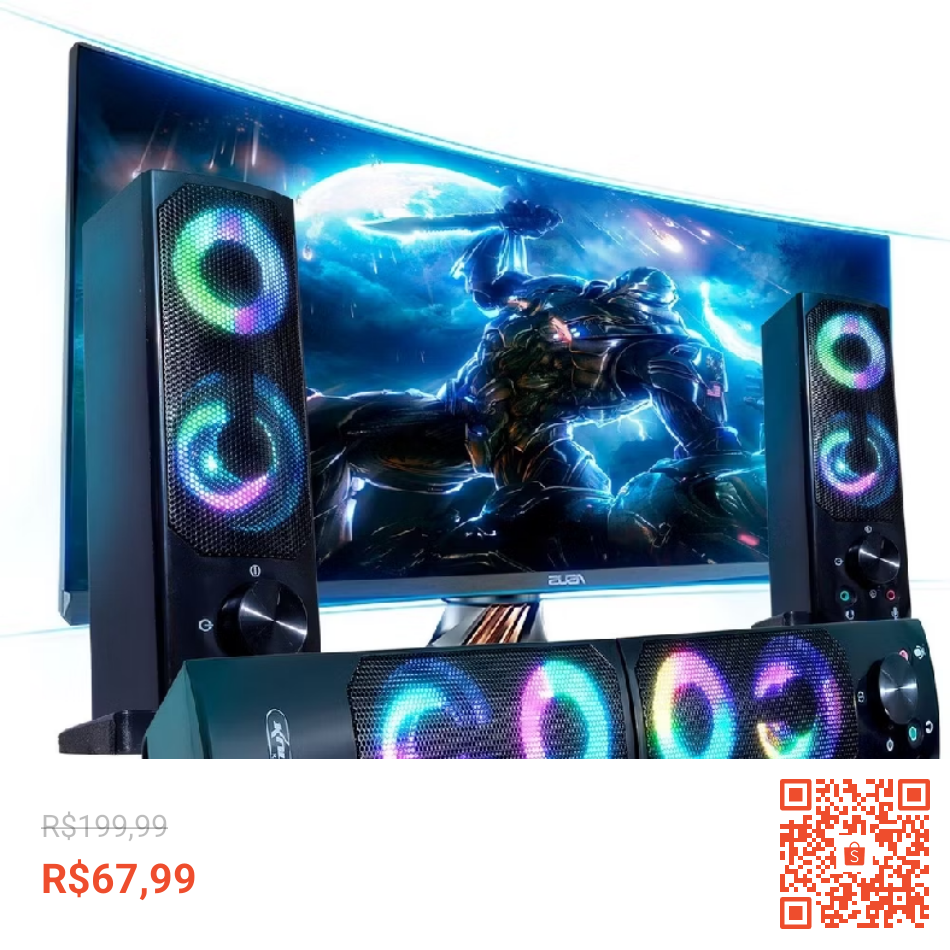 Caixa de son subwoofer computador  e notebook  PC game celular