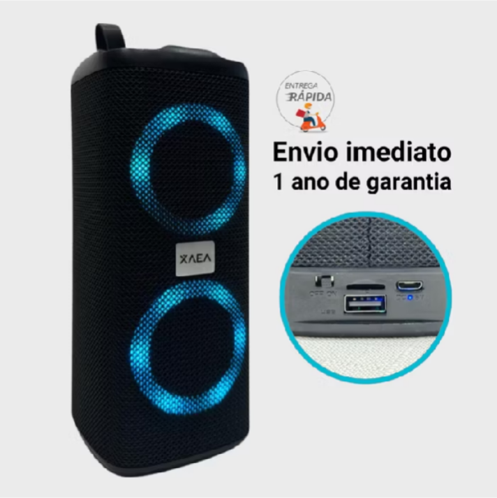 Dê uma olhada em Caixa de som bluetooh pendrive radio led luz bateria otima envio imediato por R$52,90 - R$179,90. Compre na Shopee agora! https://s.shopee.com.br/7zyhIQaXAG