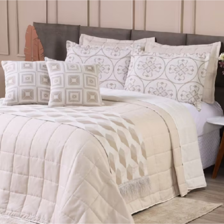 Dê uma olhada em Xale com 2 Portas e 2 Almofadas Franja Cama King por R$84,90. Compre na Shopee agora! https://s.shopee.com.br/40SPMq1Lb9