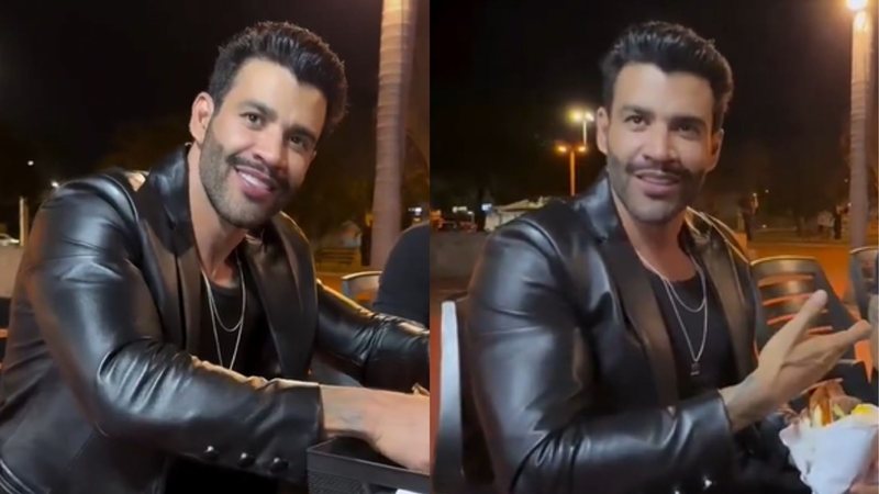 Gusttavo Lima reencontra vendedor que o apoiou antes da fama: "Não tinha grana"