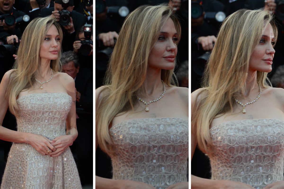 Angelina Jolie rouba a cena em Cannes