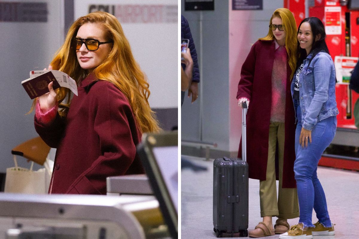 Marina Ruy Barbosa viaja a Dubai para receber prêmio e posa com fãs